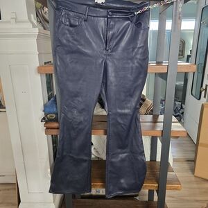 Good American Dark Blue Flare Jeans